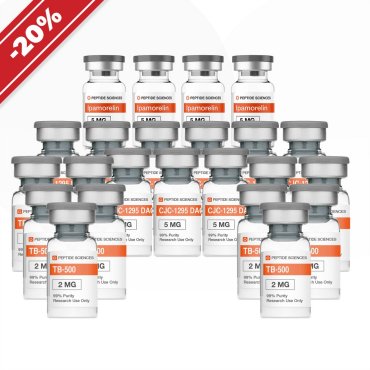 Course of peptides: per treatment. TB-500 + CJC-1295 + Ipamorelin